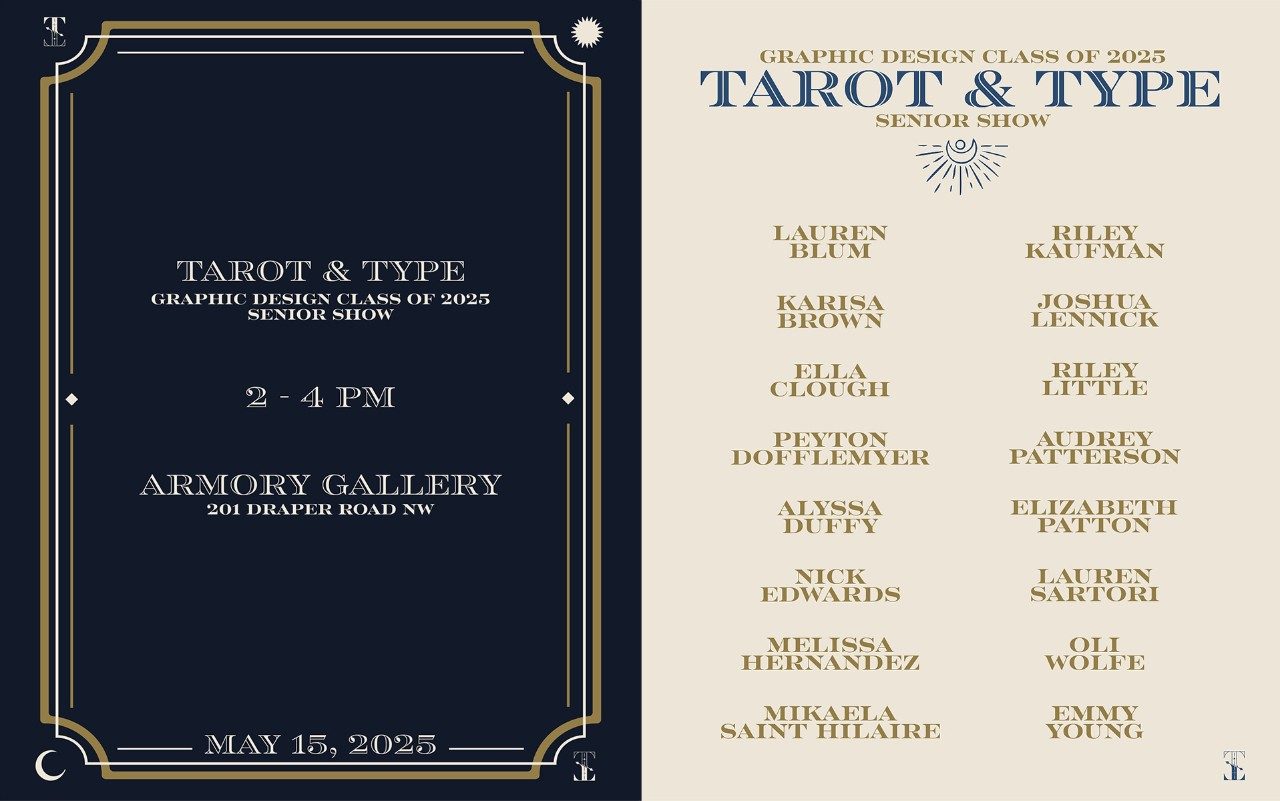 Type and tarot, Graphic Design
